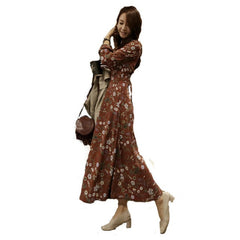 Floral Printed Dress Woman Dress InsStreet