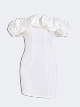 Satin Ruffled Stylish Strapless Mini Dress InsStreet