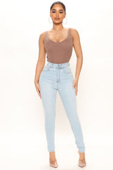 No Gap Super Stretch Skinny Jeans - Light Blue Wash Ins Street