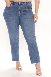 In For A Treat Mom Jeans - Dark Wash Ins Street