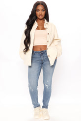 Be Here Now Boyfriend Jeans - Medium Wash Ins Street