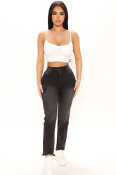 Drop Your Location Ankle Skinny Jeans - Black Ins Street