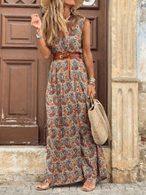 Vintage Sleeveless High-waisted Bohemian Dress Ins Street