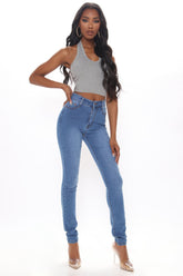Tall Supernatural High Rise Jeans - Medium Blue Wash Ins Street