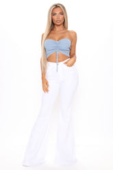 Tall Santorini Super Stretch Flare Jeans - White Ins Street