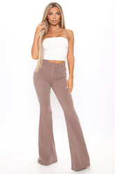 Tall Santorini Super Stretch Flare Jeans - Mocha Ins Street