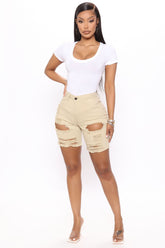 Gone Fishing Shorts - Khaki Ins Street
