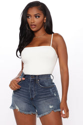 She Loves Control Denim Shorts - Dark Wash Ins Street