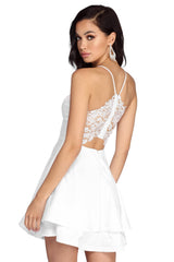 Sheila Satin Queen Skater Dress Ins Street