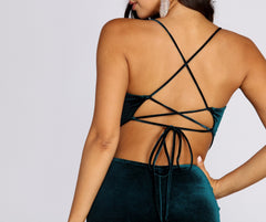 Cordelia Velvet Evening Gown Ins Street