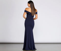 Layci Formal High Slit Dress Ins Street