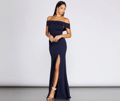Layci Formal High Slit Dress Ins Street