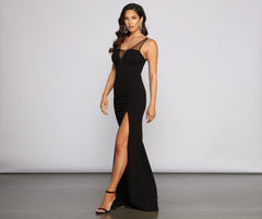 Constance Formal High Slit Mermaid Dress Ins Street