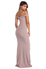 Larissa Off The Shoulder Formal Dress Ins Street