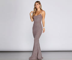 Lara Formal Glitter Dress Ins Street