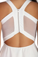 Layer It In Mesh Skater Dress Ins Street