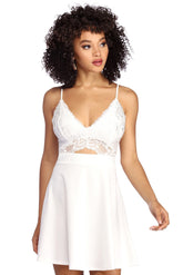 Lavish In Lace Skater Dress Ins Street