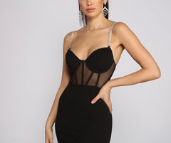 She's A Gem Crepe Mini Dress Ins Street