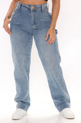 On Deck Carpenter Skater Jeans - Light Blue Wash Ins Street
