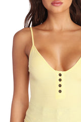 Simply Ribbed Spaghetti Strap Top Ins Street