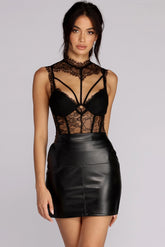Sheer Desires Lace Bodysuit Ins Street