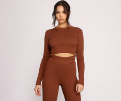 Cuddle Up Cozy Crop Top Ins Street