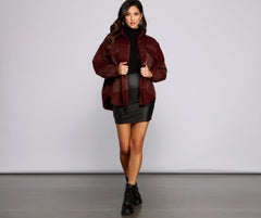 Cozy Vibes Plaid Flannel Shacket Ins Street