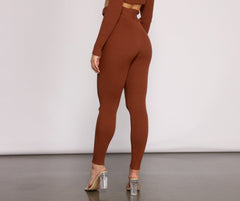 Cuddle Up Cozy Leggings Ladies-street