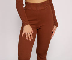 Cuddle Up Cozy Leggings Ladies-street