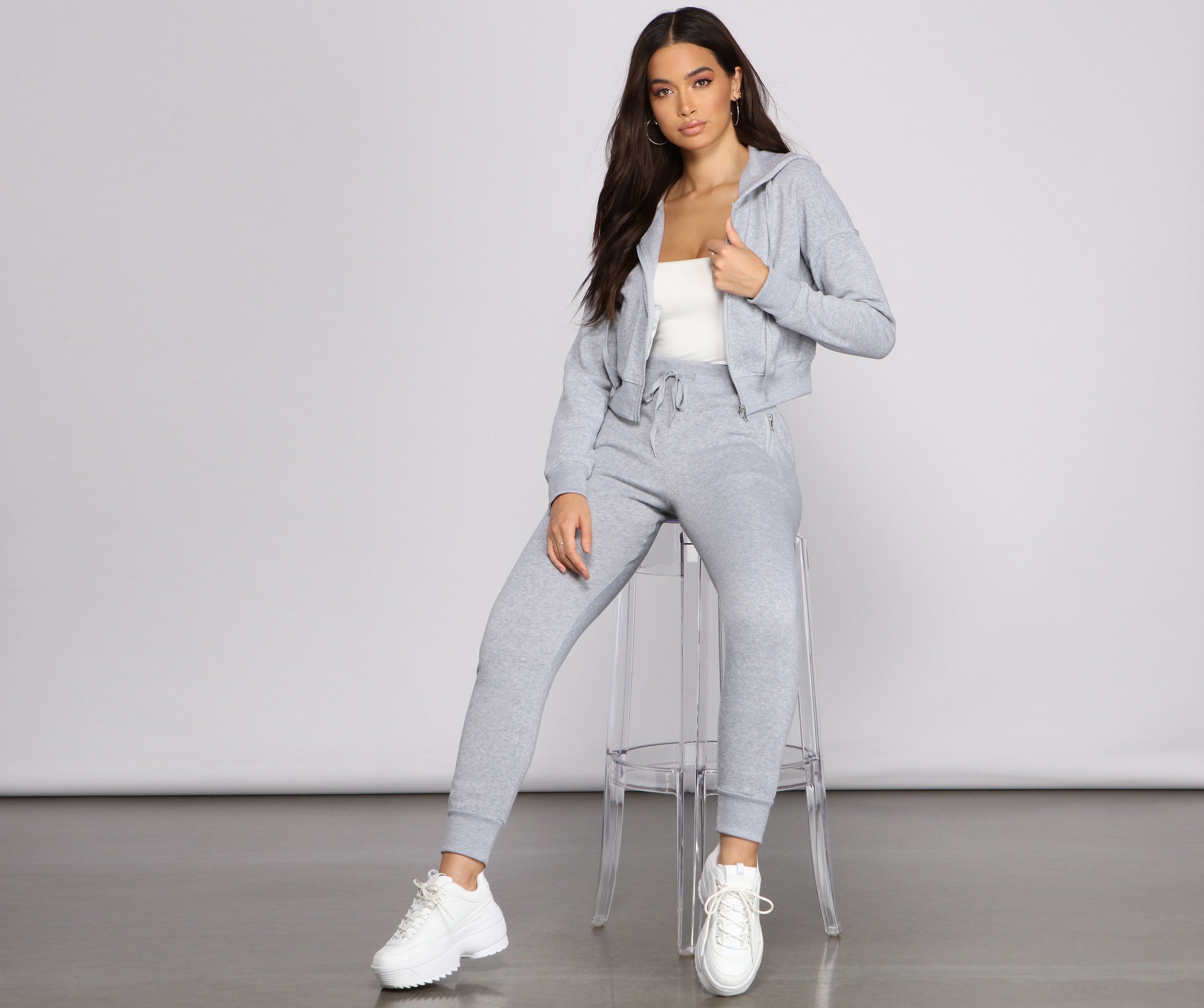 Cute And Casual Basic Joggers Ins Street