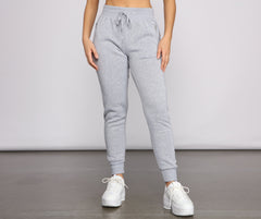 Cute And Casual Basic Joggers Ins Street