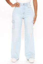 Workflow Stretch Skater Jeans - Light Blue Wash Ins Street