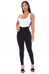 Caroline High Rise Jeans - Black Ins Street