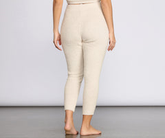 Lazy Dayz Chenille Leggings Ins Street