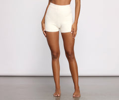 Cozy Vibes Eyelash Knit Pajama Shorts Ins Street