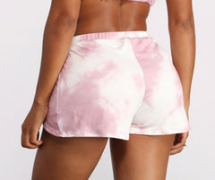 Cloud Dye Tulip Pajama Shorts Ins Street