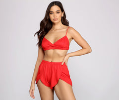 Comfy And Casual Pajama Shorts Ins Street