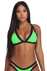 Color Block Swim Top Ins Street