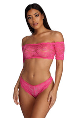 Lace Me Down Bralette Panty Set Ins Street