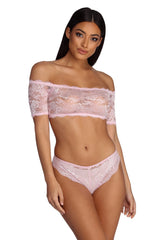 Lace Me Down Bralette Panty Set Ins Street