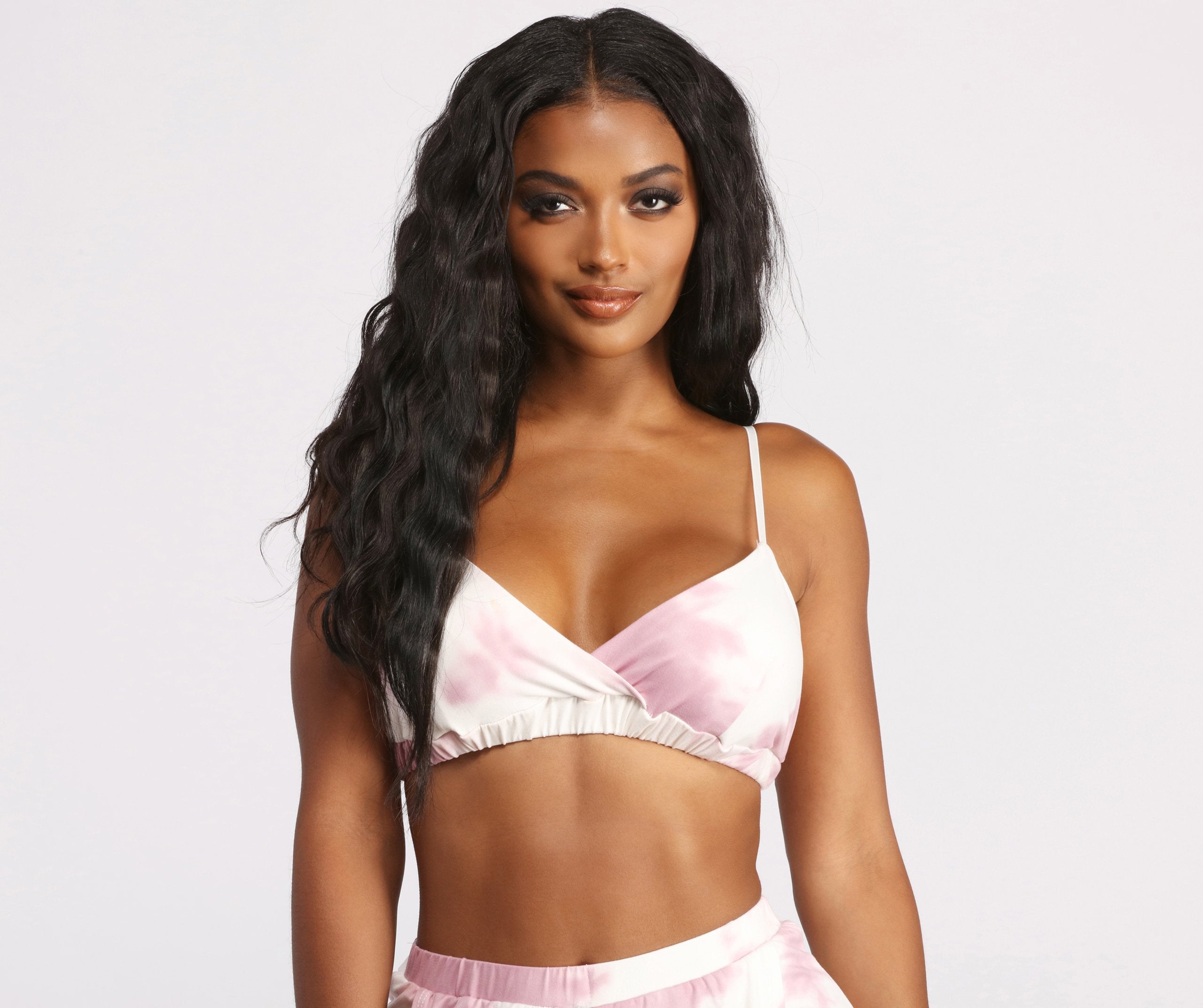 Cloud Dye Triangle Bralette Ins Street