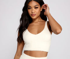 Cozy Chenille Pajama Bralette Ins Street