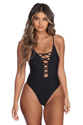 Sleek And Strappy Swimsuit Ins Street