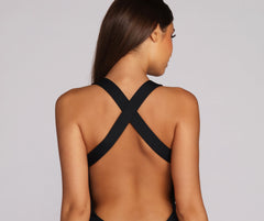 Simply Sexy Plunging Swimsuit Ins Street