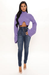 Nequita High Rise Skinny Jeans - Medium Blue Wash Ins Street