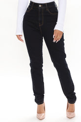 Hold You In High Rise Skinny Jeans - Dark Wash Ins Street