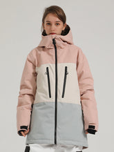Pink Ski Jacket Windproof Snowboard Jacket Ins Street