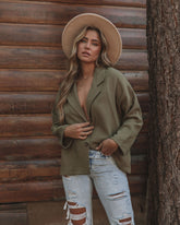 Bobby Cotton Lightweight Top - Olive - FINAL SALE InsStreet