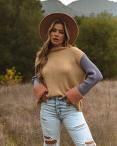 Heart And Solstice Colorblock Knit Sweater - FINAL SALE Ins Street