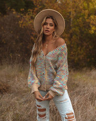 Lazaro Button Front Knit Cardigan Ins Street